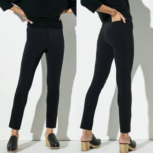 The Reset R Label Black Skinny Stretch Pants